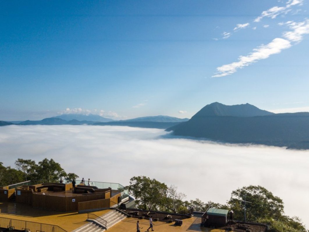 Sea of clouds from Lake Mashu No.1 observatory